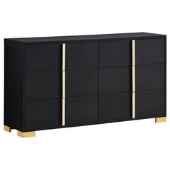 Marceline 5-piece Full Bedroom Set Black - 222831F-S5