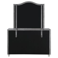 Deanna 7-drawer Rectangular Dresser with Mirror Grey - 205103M
