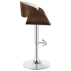 Dana Adjustable Bar Stool Ecru and Chrome - 104966