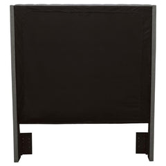 Camille Upholstered Eastern King Panel Headboard Grey - 300621KEB1