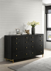 Arini 8-drawer Dresser Black - 224333