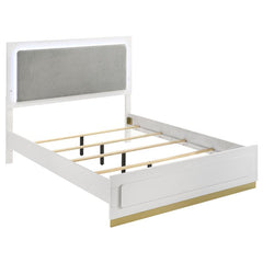 Caraway 4-piece California King Bedroom Set White - 224771KW-S4