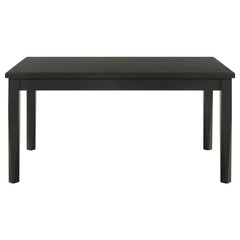 Appleton 7-piece Rectangular Wood Dining Table Set Black Washed and Light Grey - 110281-S7