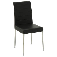 Maston Upholstered Dining Chairs Black (Set of 4) - 120767BLK
