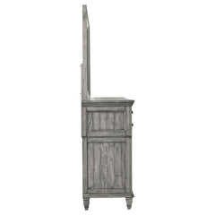 Avenue 8-drawer Dresser with Mirror Weathered Grey - 224033M