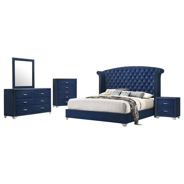 Melody 5-piece Queen Bedroom Set Pacific Blue - 223371Q-S5
