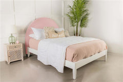June Upholstered Twin Panel Headboard Blush - 315927T