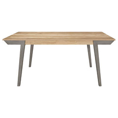Nogales Wooden Dining Table Acacia and Coastal Grey - 109811