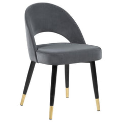 Lindsey Arched Back Upholstered Side Chairs Grey (Set of 2) - 192542