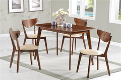 Kersey Dining Table with Angled Legs Chestnut - 103061