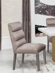 Carla Upholstered Dining Side Chair Stone (Set of 2) - 106684