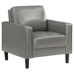 Ruth 3-piece Upholstered Track Arm Sofa Set Grey - 508365-S3