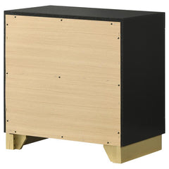 Caraway 2-drawer Nightstand Black - 224782