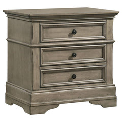 Manchester 5-piece Eastern King Bedroom Set Wheat Brown - 222891KE-S5