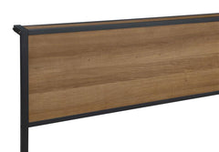 Ricky Metal Queen Panel Bed Light Oak - 302144Q