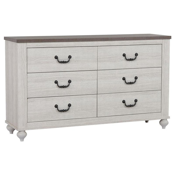 Stillwood 6-drawer Dresser Vintage Linen - 223283