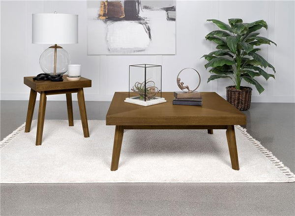 Westerly Square Wood Side End Table Walnut Brown - 707797
