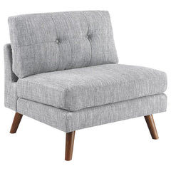 Churchill 6-piece Upholstered Modular Sectional Sofa Grey - 551301-SET