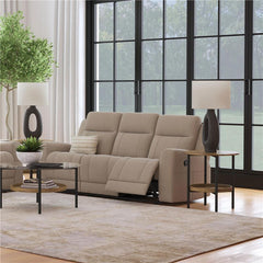 Brentwood Upholstered Motion Reclining Sofa Taupe - 610281