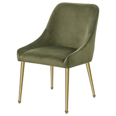 Mayette Parsons Wingback Dining Side Chairs Olive (Set of 2) - 107572