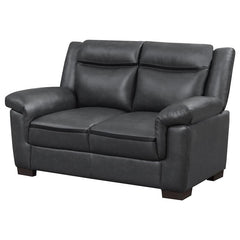 Arabella Upholstered Padded Arm Loveseat Grey - 506592