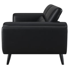 Shania Upholstered Low Back Sofa Black - 509921