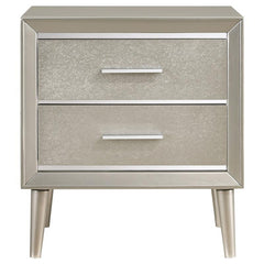 Ramon 4-piece Eastern King Bedroom Set Metallic Sterling - 222701KE-S4
