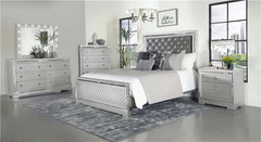 Eleanor 5-drawer Bedroom Chest Metallic Mercury - 223465