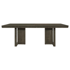 Kelly 5-piece Rectangular Dining Table Set Beige and Dark Grey - 107961-S5