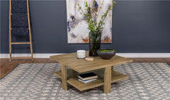 Dawn Square Engineered Wood Coffee Table Mango Brown - 707718