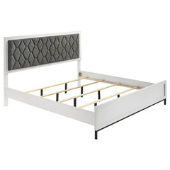 Sonora 4-piece Eastern King Bedroom Set White - 224861KE-S4