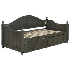 Julie Ann Wood Twin Daybed with Trundle Warm Grey - 301053