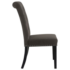 Alana Upholstered Tufted Side Chairs with Nailhead Trim (Set of 2) - 115172