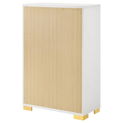 Marceline 5-drawer Bedroom Chest White - 222935