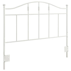 Loane Metal Queen or Full Open Frame Headboard White - 300183QF