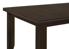 Dalila Dining Room Set Cappuccino and Black - 102721-S6