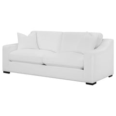 Ashlyn Upholstered Sloped Arm Sofa White - 509891