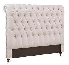 Devon Upholstered Queen Panel Headboard Beige - 300525QB1