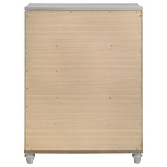 Veronica 5-drawer Bedroom Chest Light Silver - 224725