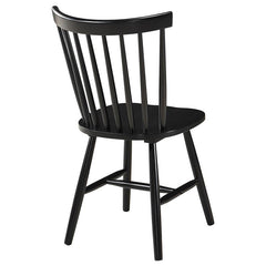 Hollyoak Windsor Spindle Back Dining Side Chairs Black (Set of 2) - 183042