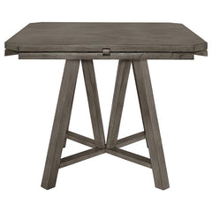 Athens Round Counter Height Table with Drop Leaf Barn Grey - 109858