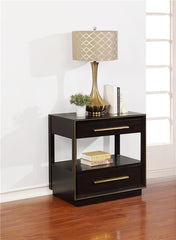 Durango 2-drawer Nightstand Smoked Peppercorn - 223262