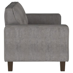 Deerhurst Upholstered Track Arm Tufted Sofa Charcoal - 509641