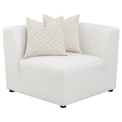 Freddie Upholstered Corner Chair Pearl - 551642