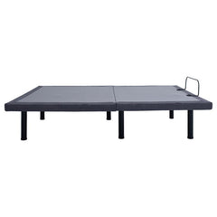 Clara Eastern King Adjustable Bed Base Grey and Black - 350131KE