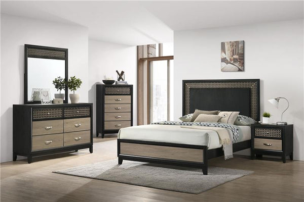 Valencia 5-drawer Bedroom Chest Black - 223045