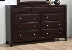 Phoenix 9-drawer Dresser Cappuccino - 200413