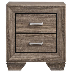 Kauffman 4-piece Queen Bedroom Set Washed Taupe - 204191Q-S4
