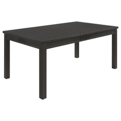 Marbrisa 5-piece Rectangular Dining Table Set Matte Black - 123071-S5