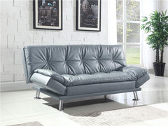 Dilleston Upholstered Tufted Convertible Sofa Bed Grey - 500096